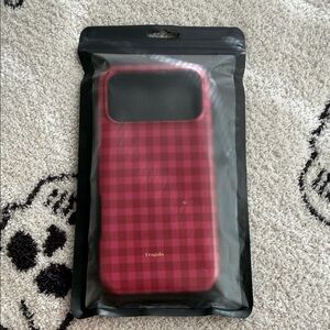 Fragola Red Checkered Phone Case